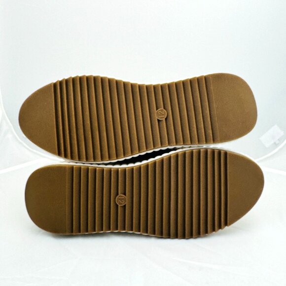 Universal Thread Platform Sneakers Light Beige Womens Size 12 Textured Knit NWT - Picture 7 of 8